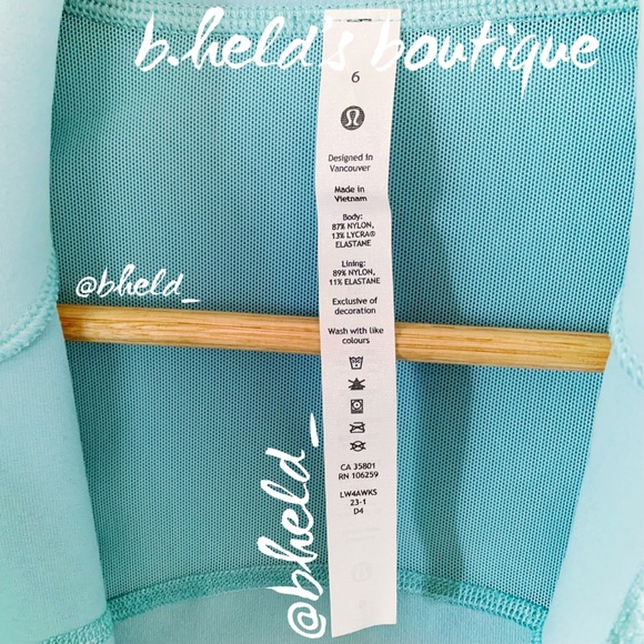 lululemon Define Jacket *Luon in Tidal Teal Blue Size 6 Brand New NWT - Picture 7 of 12
